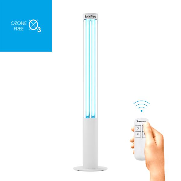 Бактерицидний опромінювач BactoSfera 360° U60 +100% RC-TIMER White